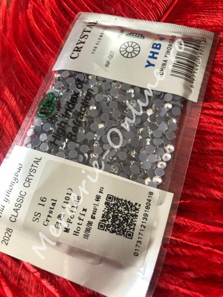 Cristale de Lipit, Crystal, Marime SS16, (100bucati/pachet) Cod:1046 - Img 2