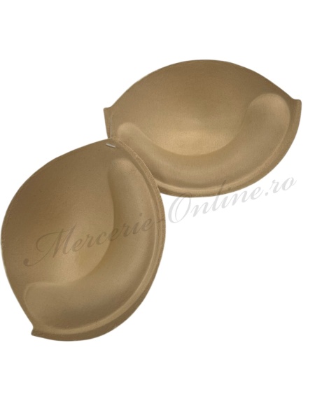 Cupe sutien cu Push-Up Banana, Alb/Negru/Bej (o pereche) Cod:3547 - Img 3