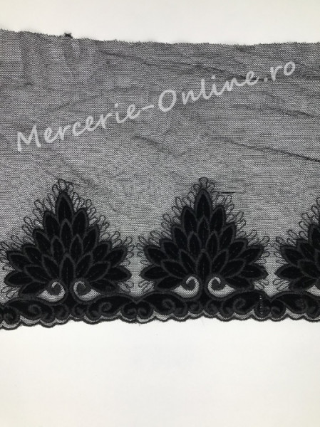 Dantela Brodata pe Tul, cca 15cm (la metru) Cod:0210
