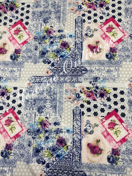 Material textil Barbie imprimat, 1.50m (la metru) Cod:1823 - Img 2