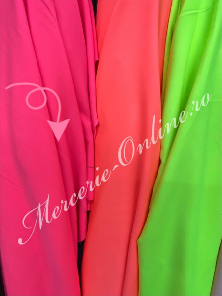 Material textil Barbie, Roz Neon, 1.50m (la metru) Cod:1711 - Img 2