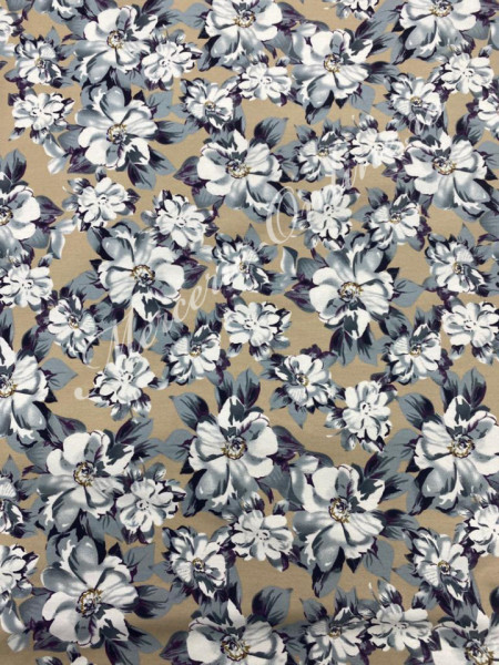 Material textil Blug imprimat, 1.50m (la metru) Cod:1927 - Img 2