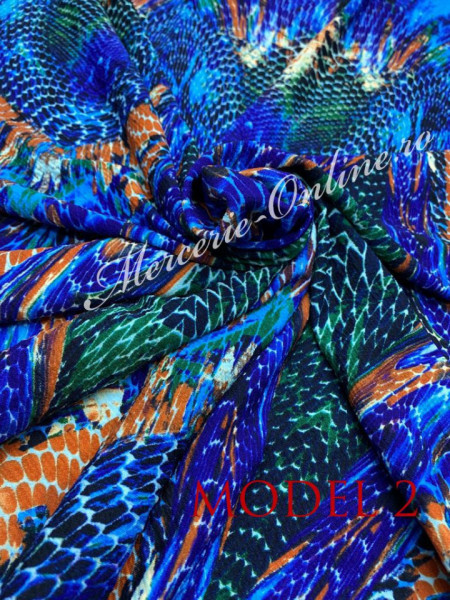 Material textil Crep Imprimat, 1.50m (la metru) Cod:1460 - Img 4