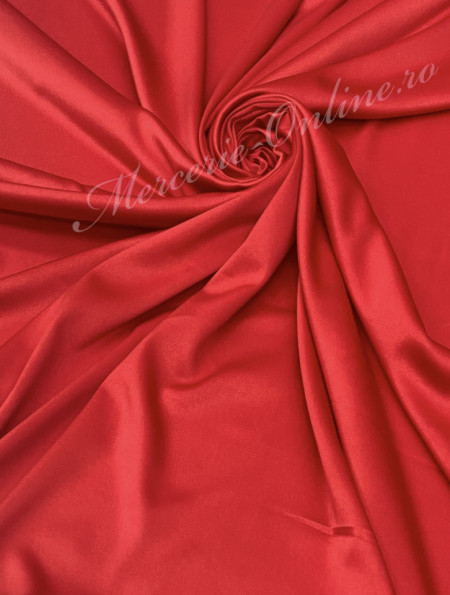 Material textil Tafta Elastica, Rosu, 1.50m (la metru) Cod:2692