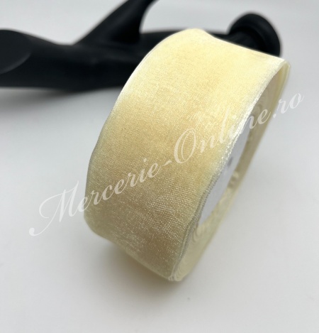 Panglica Organza, 4cm, (45metri/rola) Cod:3137 - Img 3