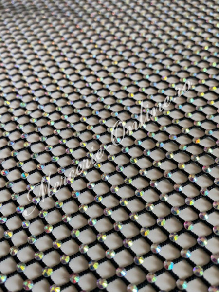 Plasa Elastica cu Strasuri, 150x50cm (la bucata) Cod:2269 - Img 8