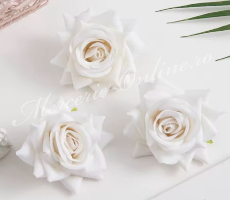 Trandafiri Artificiali Decorativi din Catifea, 7cm (la bucata) Cod:2998 - Img 3