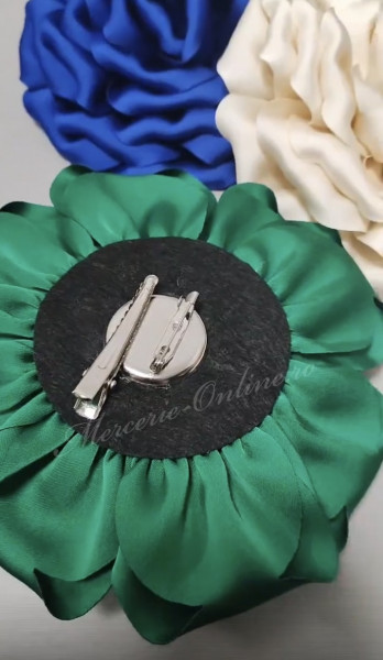 Aplicatie Floare 3D satin, cca 15cm, (la bucata) Cod:3087 - Img 8