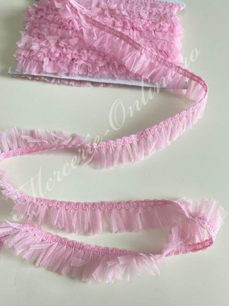 Banda pasmanterie snur tulle, cca 3cm (9metri/rola) Cod:2103 - Img 3