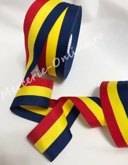 Banda Tricolor, latime 50mm, (46metri/rola) Cod:1134