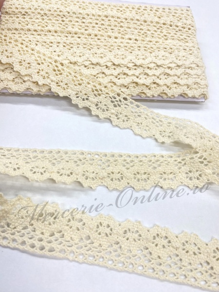 Dantela Bumbac, cca 3.5cm (9metri/rola) Cod:3294 - Img 3