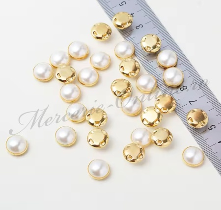 Jumatati perle de cusut, 8mm/10mm, (20bucati/pachet) Cod:2842 - Img 3