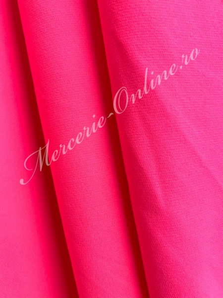 Material textil Barbie, Roz Neon, 1.50m (la metru) Cod:1711