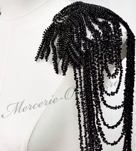 Set aplicatie tip Epoleti cu Margele, Cod:3489 - Img 3