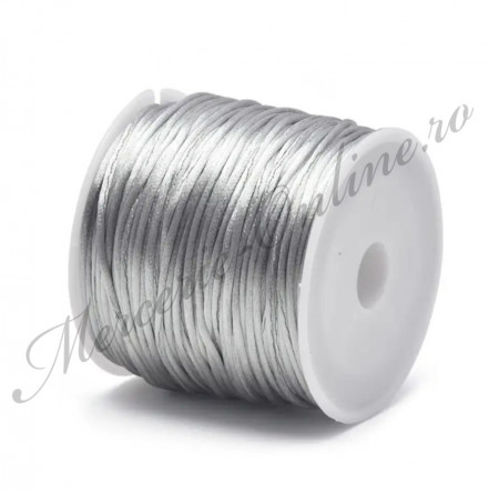 Snur Satin, mai multe culori disponibile, 2mm (91metri/rola) Cod:1163 - Img 5