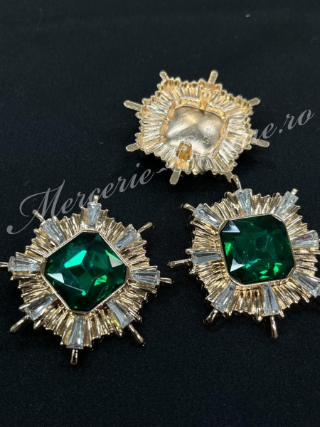 Accesorii Metalice pentru haine tip nasturi, cca 5cm (la bucata) Cod:4066 - Img 3