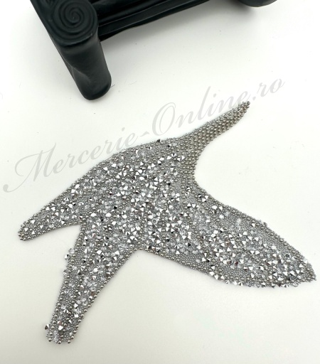 Aplicatie Termoadeziva Strasuri, 12x9cm (la bucata) Cod:3508