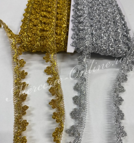 Banda Pasmanterie Lurex, cca 2cm (13metri/rola) Cod:3231