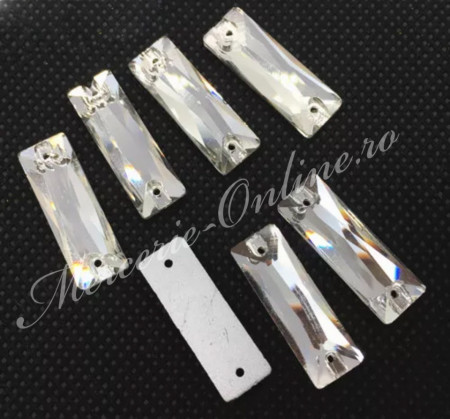 Cristale de cusut sticla, Crystal, 6x18mm (7bucati/pachet) Cod:2444