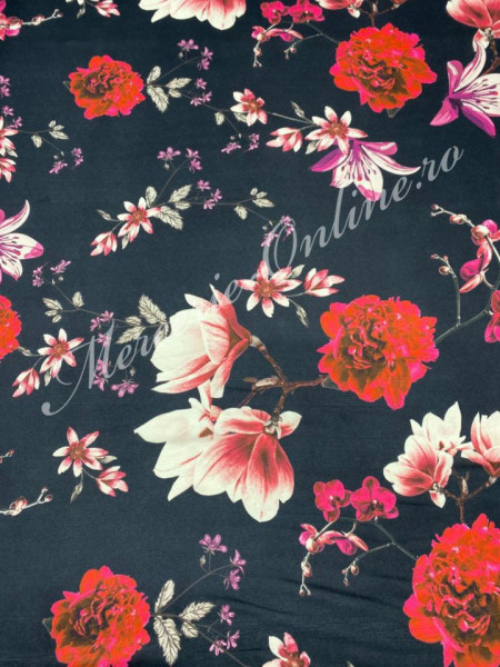 Material textil Voal Imprimat, 1.50m (la metru) Cod:1608 - Img 2