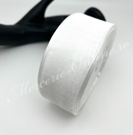 Panglica Organza, 4cm, (45metri/rola) Cod:3137 - Img 7
