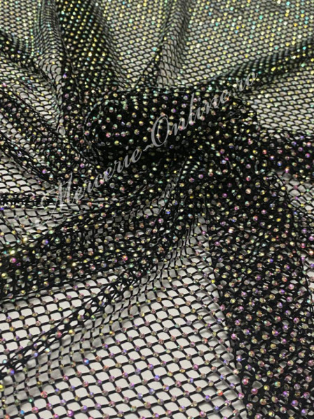 Plasa Elastica cu Strasuri, 130cm (la metru) Cod:2302 - Img 3