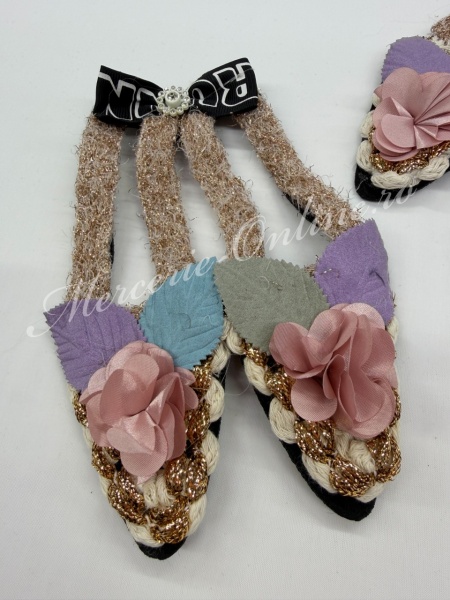 Aplicatie Textila, cca 19x13cm, (la bucata) Cod:3752 - Img 2