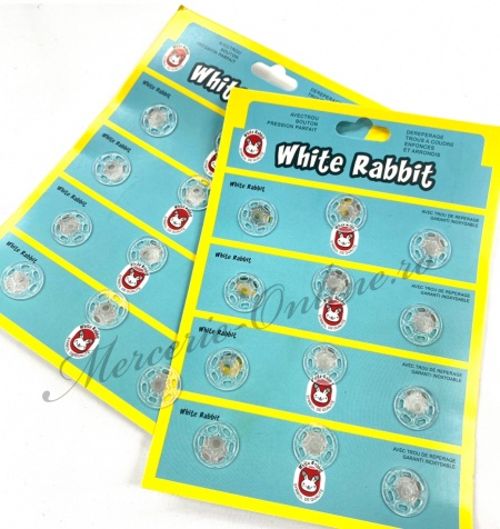 Capse cusut plastic, 18mm (12bucati/set) Cod:0095