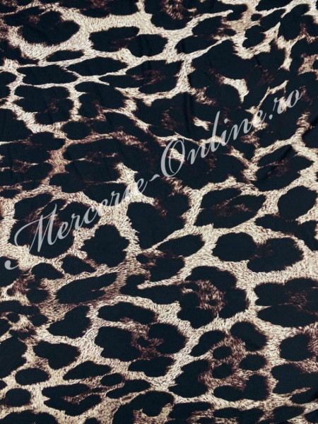 Material textil Lycra plina Animal Print, 1.50m (la metru) Cod:1643 - Img 2