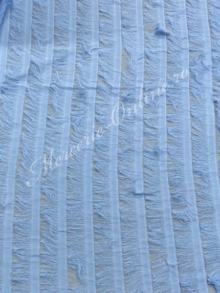 Material textil Voal Cu Franjuri, 1.50m (la metru) Cod:1650 - Img 2