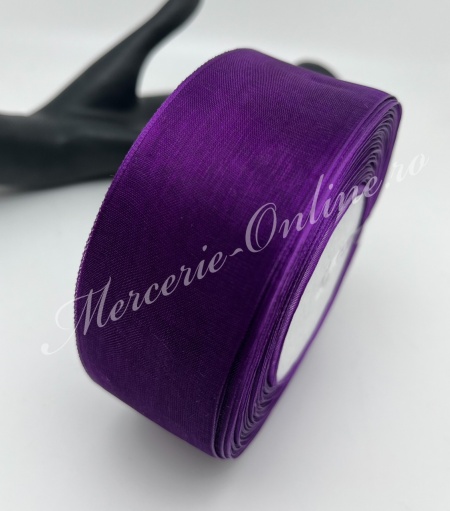 Panglica Organza, 4cm, (45metri/rola) Cod:3137 - Img 4