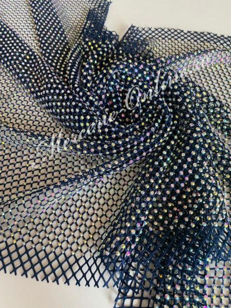 Plasa Elastica cu Strasuri, 150x50cm (la bucata) Cod:2269 - Img 2