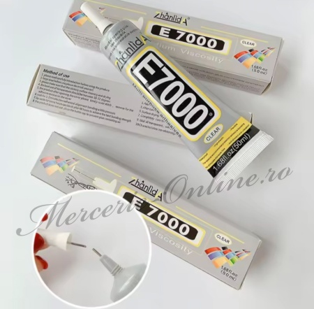 Adeziv lichid universal E-7000 Zhanlida, transparent, 50ml (la bucata) Cod:3345