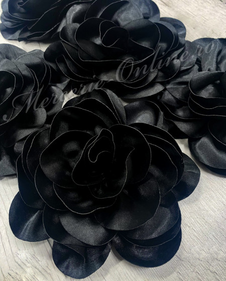 Aplicatie floare 3D Satin, cca 18cm, (la bucata) Cod:0432 - Img 4