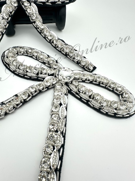 Aplicatie Funda cu cristale, cca 15x16cm , (la bucata) Cod:3505 - Img 2