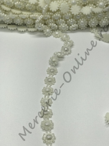 Banda decorativa flori, latime cca 0.7cm, (9metri/pachet) Cod:0042
