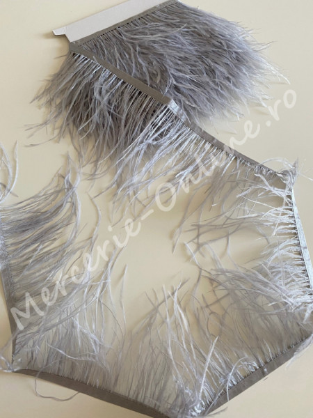 Banda pene strut, Gri, (la metru) Cod:1327 - Img 2