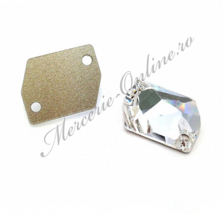 Cristale de cusut sticla, Crystal, 11x14mm (4bucati/pachet) Cod:2450
