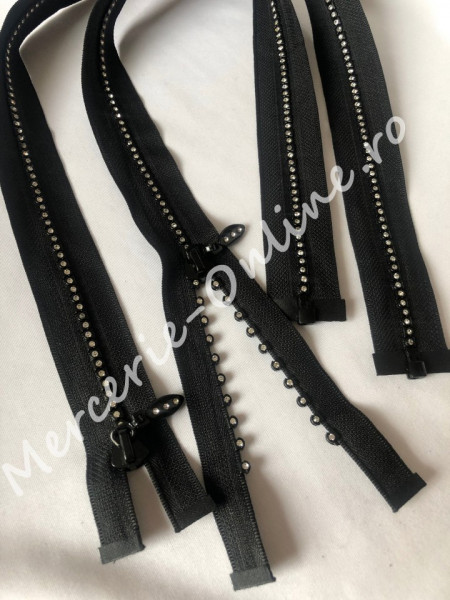 Fermoare cu Strasuri, Detasabile, lungime 60 cm (la bucata) Cod:1014