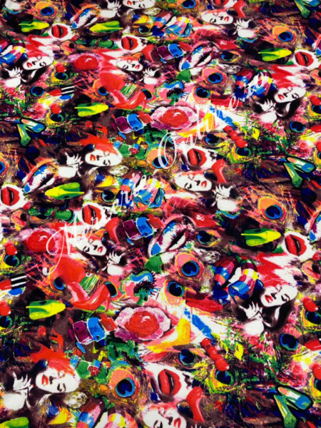 Material textil Lycra, 1.50m (la metru) Cod:1980 - Img 2