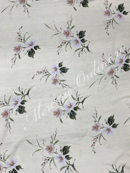 Material textil Voal Imprimat, 1.50m (la metru) Cod:1609 - Img 2