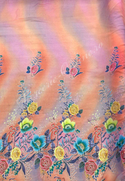 Material textil Voal Imprimat, 1.50m (la metru) Cod:2350 - Img 2