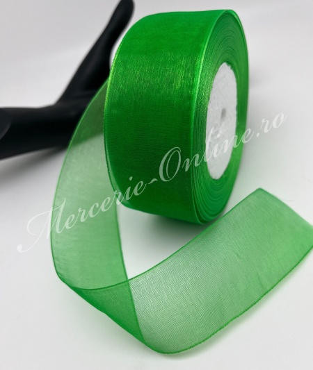 Panglica Organza, 4cm, (45metri/rola) Cod:3137 - Img 2