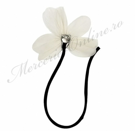 Aplicatie textila Floare tip brosa, 13cm (la bucata) Cod:2990 - Img 4
