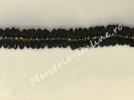 Banda pasmanterie cu perle, cca 1.5cm (la metru) Cod:0612