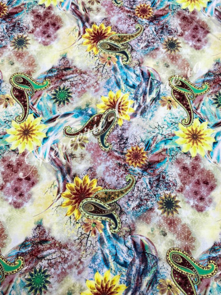 Material textil Vascoza Imprimata, 1.50m (la metru) Cod:1585 - Img 2