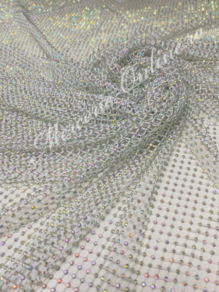 Plasa Elastica cu Strasuri, 130cm (la metru) Cod:2302 - Img 6