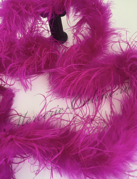 Sal din pene de strut, Fucsia (2yards/pachet) Cod:3031 - Img 2