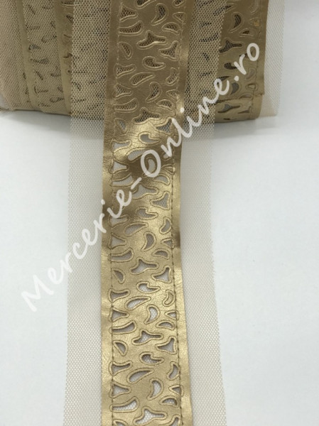 Banda piele, cca 4cm (la metru) Cod:0688