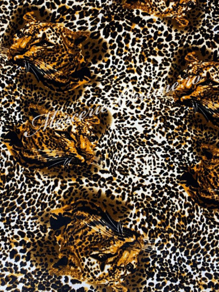 Catifea Elastica Imprimata Animal Print, 1.50m (la metru) Cod:1446 - Img 2